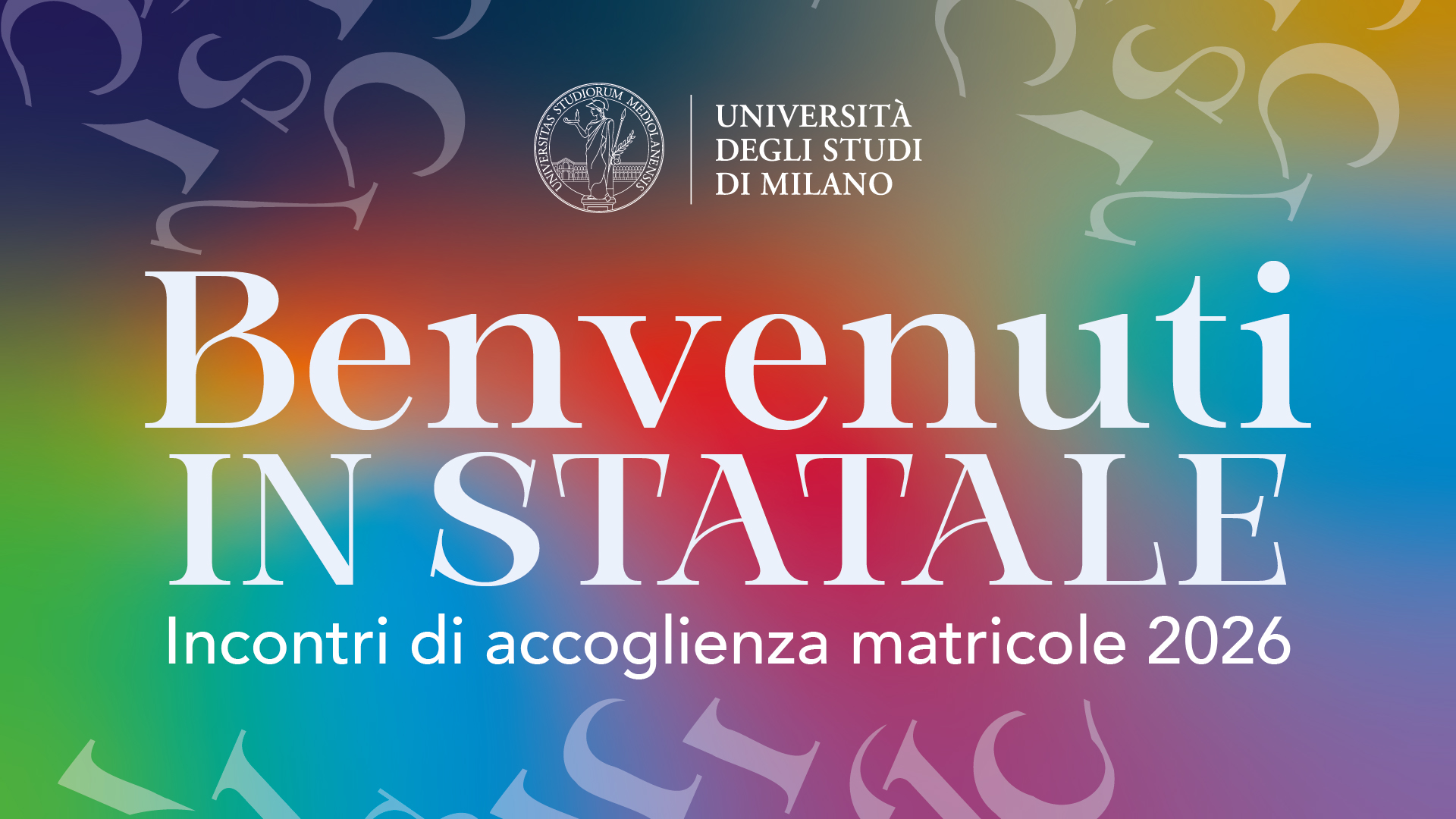 Benvenute e benvenuti in Statale!
